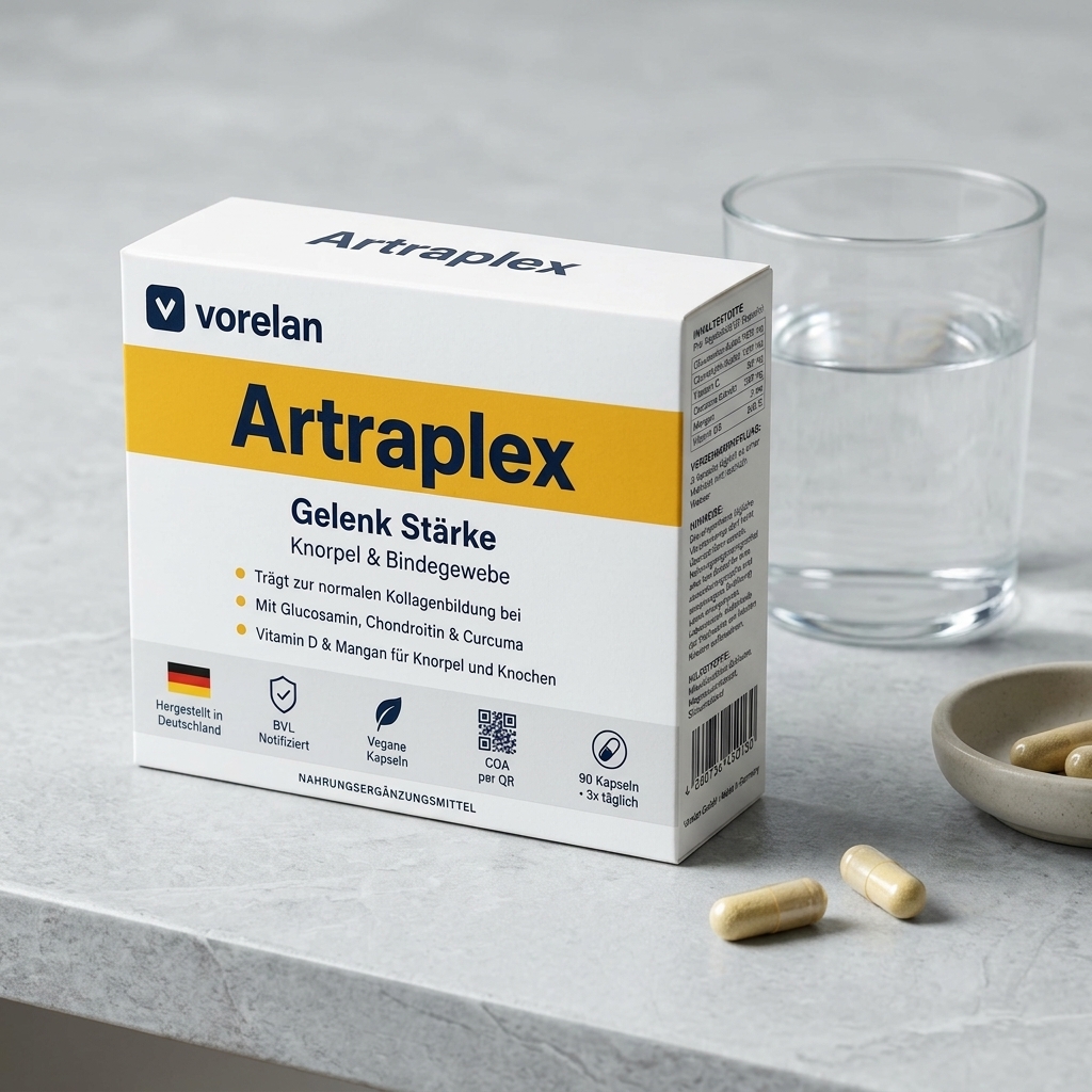 Artraplex Gelenk-Stärke mit gut sichtbarer Packungsdeklaration